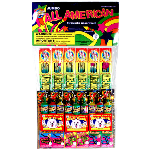 (45650) Jumbo All American Bag (Case Pack:24/1)