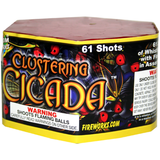 (G-070A) 61 Shot Clustering Cicada (Case Pack:12/1)