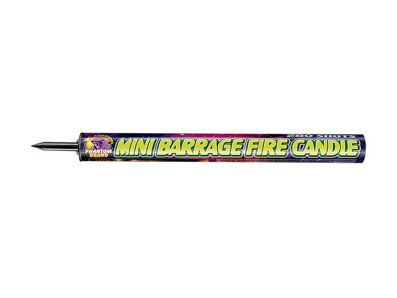 (C-041) Mini Barrage Candle, 280 Shot (Case Pack: 20/1)