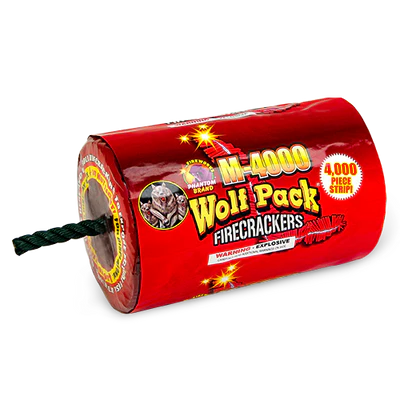 F-018S 4000 Wolf pack Giant cracker pack (Case Pack) 4/4,000