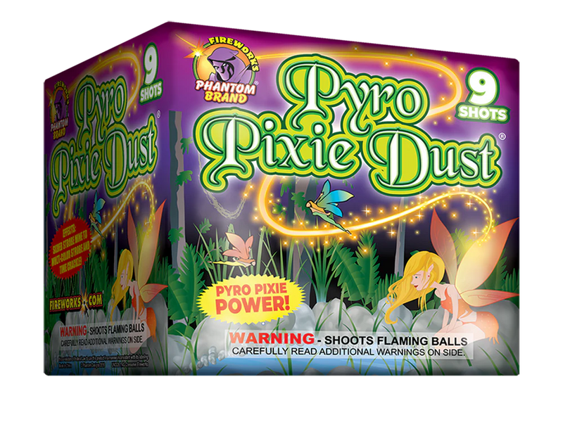 (G-232) Pyro Pixie Dust, 9 Shot (Case Pack:12/1)