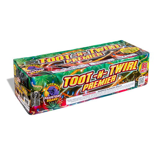 (G-432) Toot-n-Twirl Premier, 80 Shot (Case Pack:4/1)