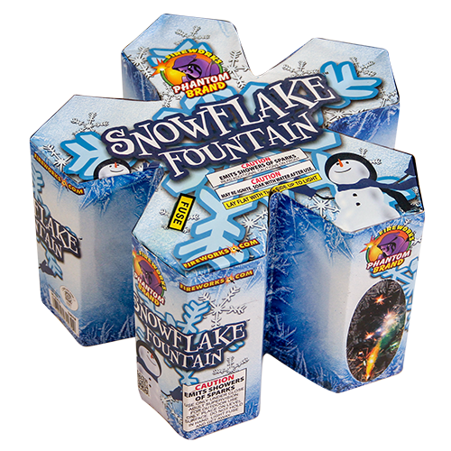 H-243 Snowflake Fountain (Case Pack) 8/1