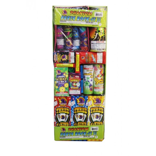 (46033Q) Party Rock-It Tray PDQ (Case Pack: 6/1)