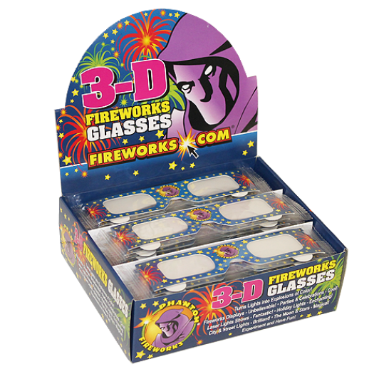 (B-076) Firework Prism Glasses (Case Pack:50/1)