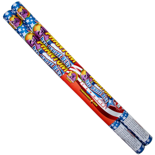 (C-032) Red, White & Blue Candle, 8 Shot(Case Pack:24/2)