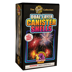 (G-265) Dual Layer Cannister Shell (Case Pack: 8/12)