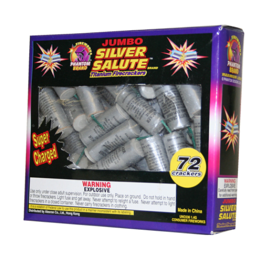 (F-049) Silver Salute, 72 Ct. Box(Case Pack:20/72)