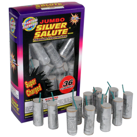 (F-049A) Silver Salute Crackers, 36 Ct.(Case Pack:40/36)