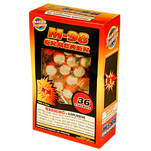 (F-051) M-98 Firecrackers, 36 Ct.(Case Pack:40/36)
