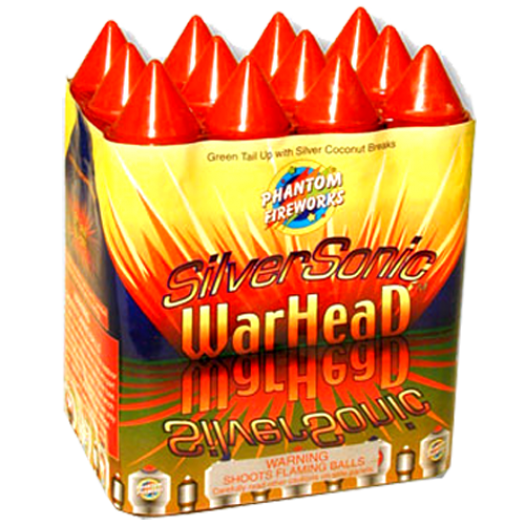 (G-031) Silver Sonic Warheads, 12 Shot (Case Pack:12/1)