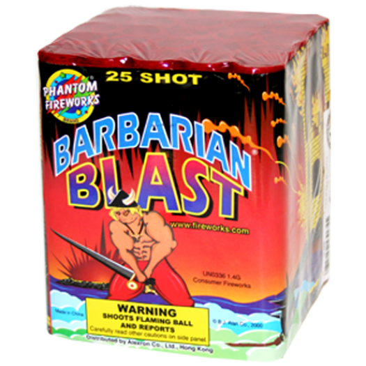 (G-065) Barbarian Blast, 25 Shot (Case Pack:12/1)