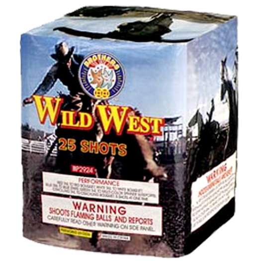 (G-101) Wild West, 25 Shot (Case Pack:12/1)