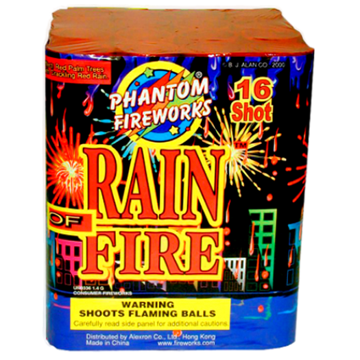(G-125) Rain of Fire, 16 Shot (Case Pack: 8/1)