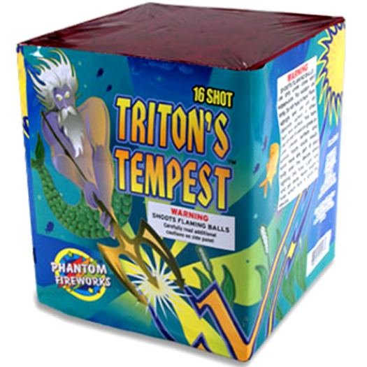 (G-147) Triton's Tempest, 16 Shot (Case Pack:8/1)