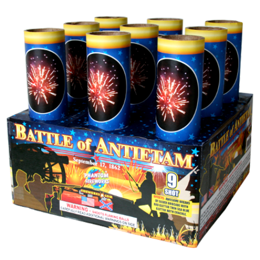 (G-241) 2'' Battle of Antietam, 9 Shot (Case Pack:4/1)