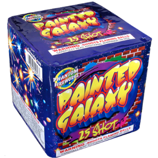 (G-256) Painted Galaxy, 25 Shot (Case Pack:12/1)