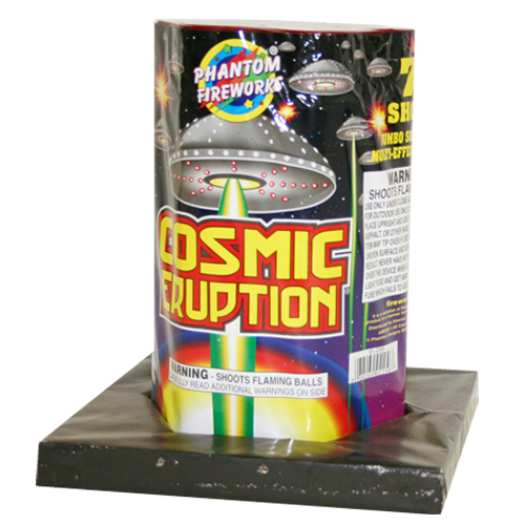(G-258) Cosmic Eruption, 7 Shot (Case Pack:6/1)