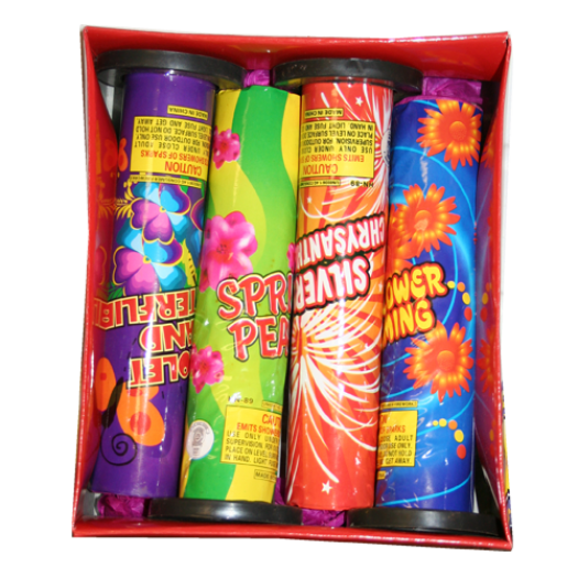 (H-056) HN89 Assorted Fountains 7 Inch (Case Pack: 18/4)