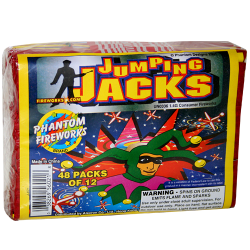 (J-021) Jumping Jacks, 48 Count (Case Pack:20/48/12)
