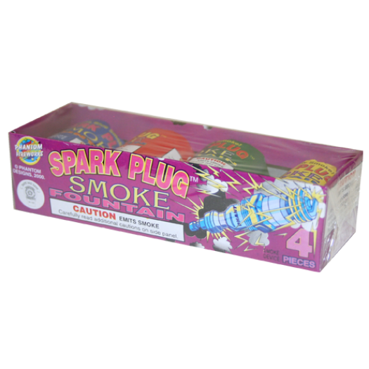 (P-023D) Spark Plug Smoke, 4 Piece Box (Bulk) (Case Pack:264/4)