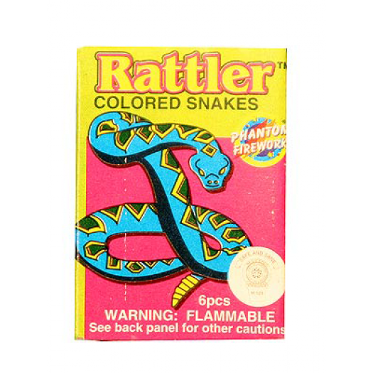 (R-013) Colored Snake, Displays (Case Pack:15/48)