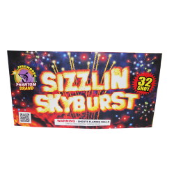 (G-400) Sizzlin Skyburst 32 Shot (Case Pack: 2/1)