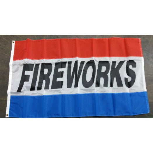 (Z-250) 3X5 Fireworks Banner (Case Pack 1 )