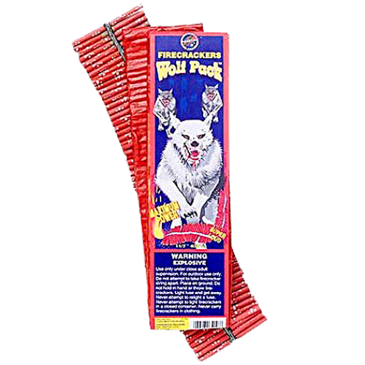 (F-014F) 400 Strip Wolf Pack Crackers(Case Pack:4/10/400)