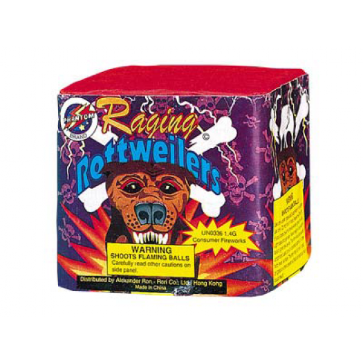 (G-266) Raging Rottweilers 16 Shot (Case Pack: 24/1)